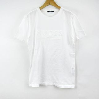 ゲス(GUESS)のゲス 半袖Tシャツ トップス カットソー メンズ Mサイズ ホワイト Guess(Tシャツ/カットソー(半袖/袖なし))