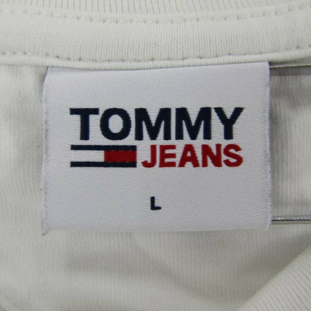TOMMY(トミー)のトミー 半袖Tシャツ トップス カットソー JEANS  メンズ Lサイズ ホワイト TOMMY メンズのトップス(Tシャツ/カットソー(半袖/袖なし))の商品写真