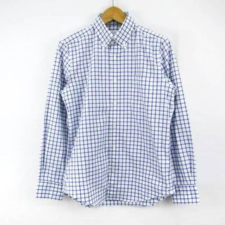 ユナイテッドアローズグリーンレーベルリラクシング(UNITED ARROWS green label relaxing)のグリーンレーベルリラクシング 長袖シャツ ユナイテッドアローズ メンズ XSサイズ ホワイト ネイビー green label relaxing(シャツ)