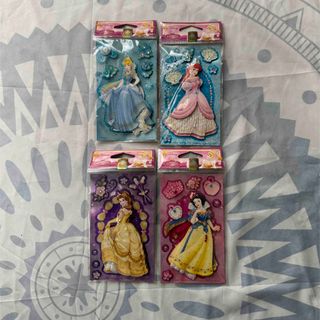 ディズニー(Disney)のプリンセス　立体シール(シール)