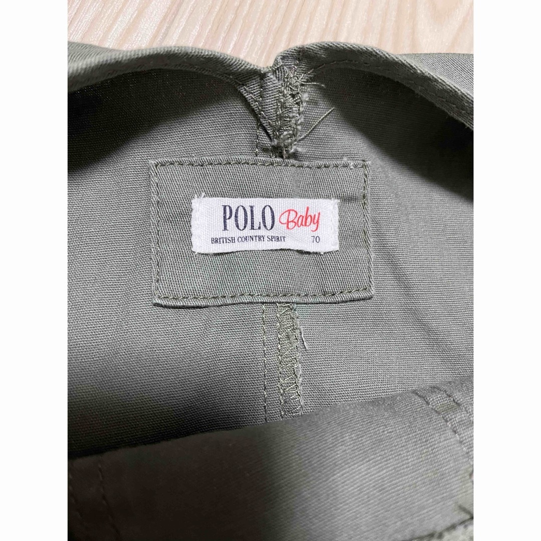 POLO RALPH LAUREN(ポロラルフローレン)のPOLO  オーバーオール  子供服 サロペット キッズ/ベビー/マタニティのベビー服(~85cm)(パンツ)の商品写真