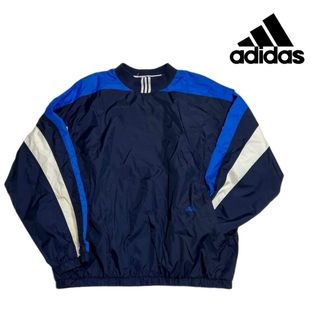 アディダス(adidas)の90s アディダス ナイロン プルオーバー トラックジャケット XL(ジャージ)