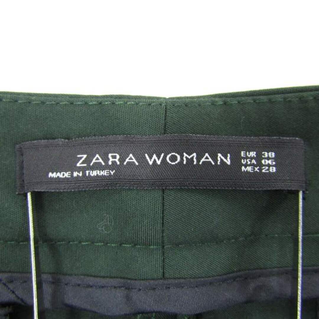 ZARA(ザラ)のザラ パンツ テーパード スーツ シンプル レディース 38サイズ グリーン ZARA レディースのパンツ(その他)の商品写真