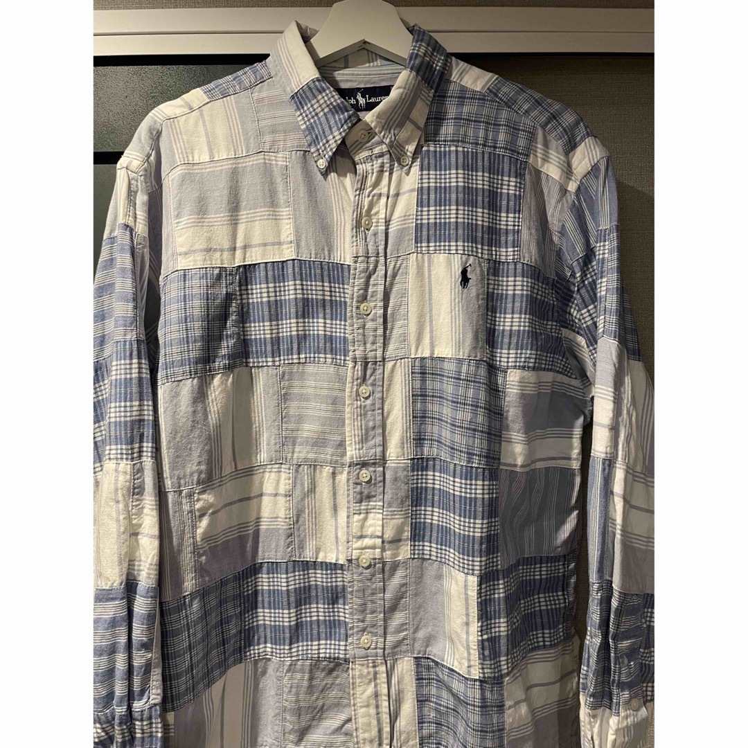 Ralph Lauren(ラルフローレン)のL 90s Ralph Lauren Plaid Patchwork Shirt メンズのトップス(シャツ)の商品写真