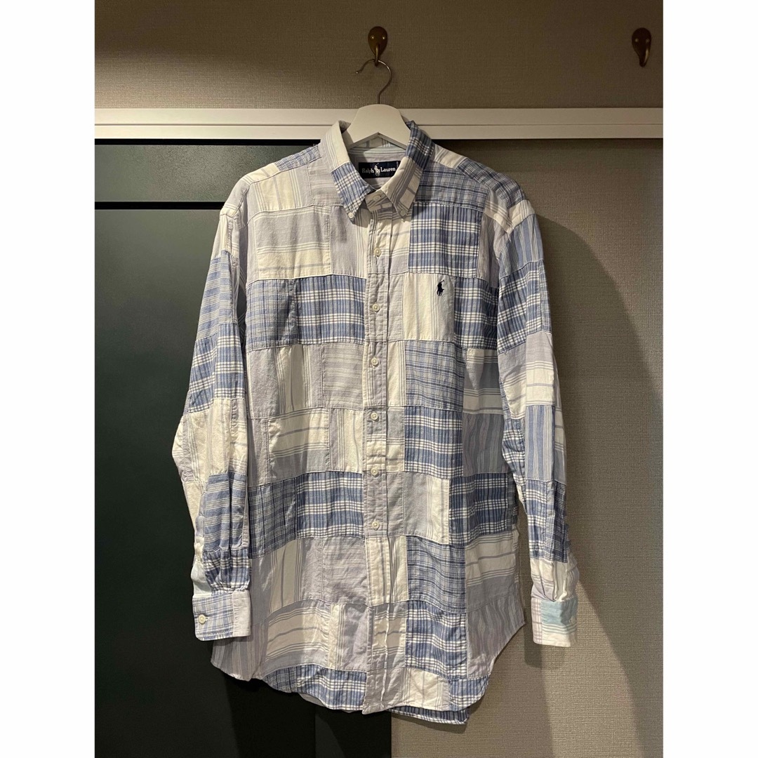 Ralph Lauren(ラルフローレン)のL 90s Ralph Lauren Plaid Patchwork Shirt メンズのトップス(シャツ)の商品写真