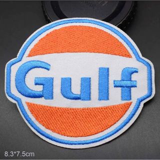 GULF アイロン　刺繍　ワッペン　パッチ　アクセサリー(各種パーツ)