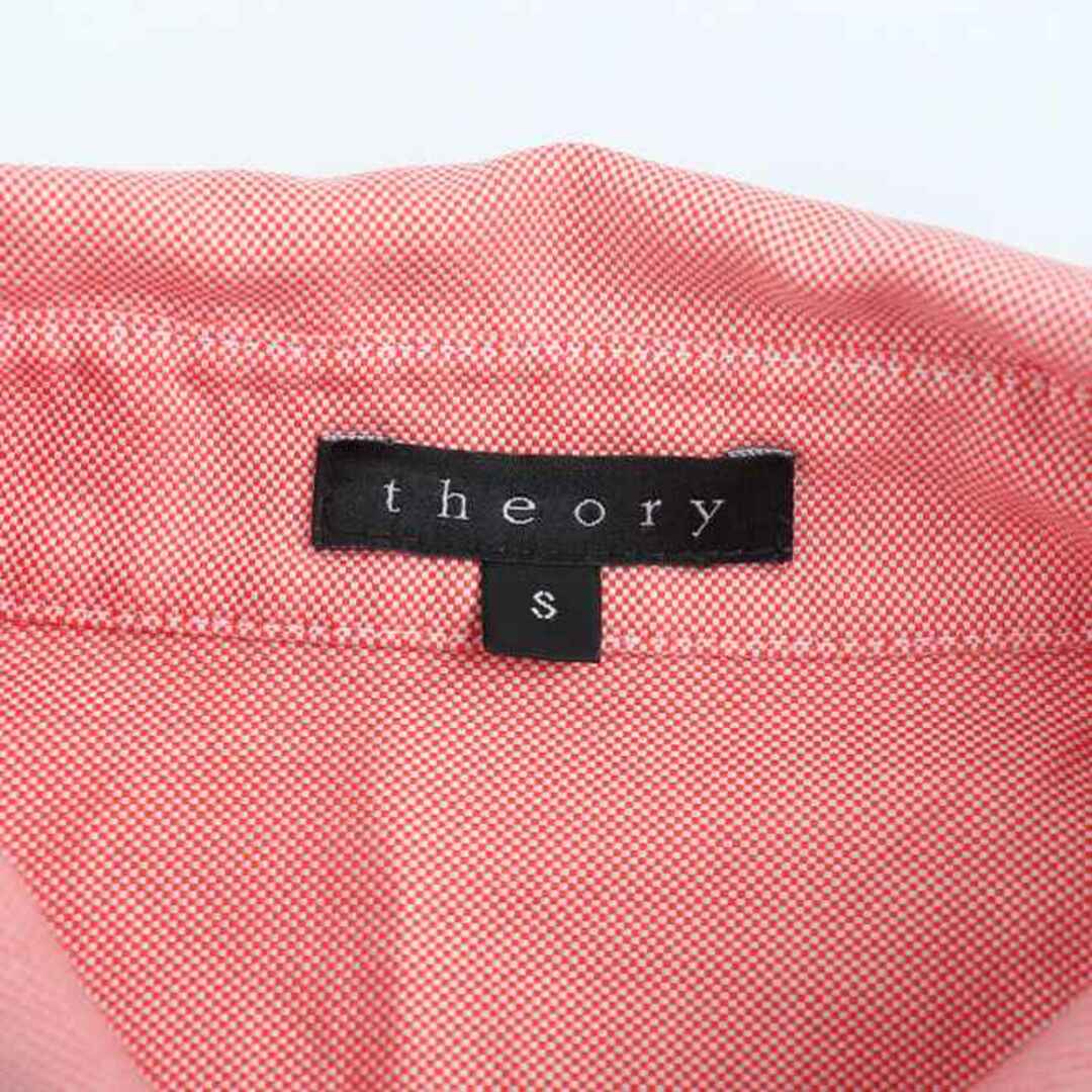 theory(セオリー)のセオリー 長袖シャツ トップス カットソー リンクセオリージャパン レディース Sサイズ レッド theory レディースのトップス(シャツ/ブラウス(長袖/七分))の商品写真