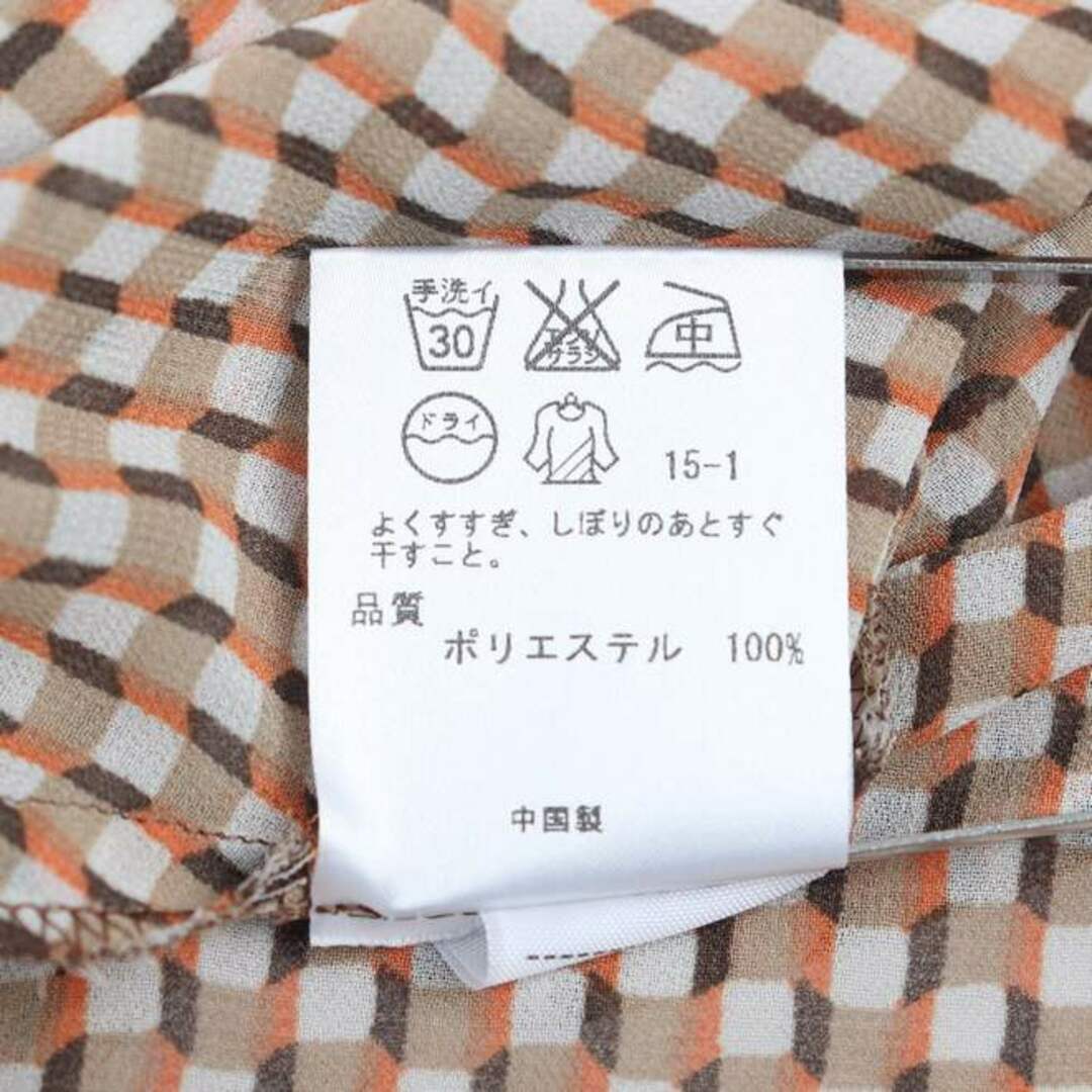 ニジュウサンクデュクス カットソー 長袖 トップス フリル レディース 34サイズ ホワイト オレンジ　グリーン 23区 DEUX レディースのトップス(カットソー(長袖/七分))の商品写真