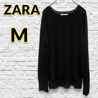 ザラ(ZARA)のザラZARA/ベーシックニット/黒ブラック/Mサイズ(ニット/セーター)