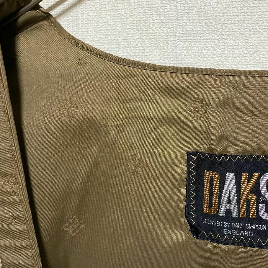 DAKS(ダックス)のDAKS ダックス　コートインナー　ライナーベスト　チェック柄　DDロゴ メンズのトップス(ベスト)の商品写真