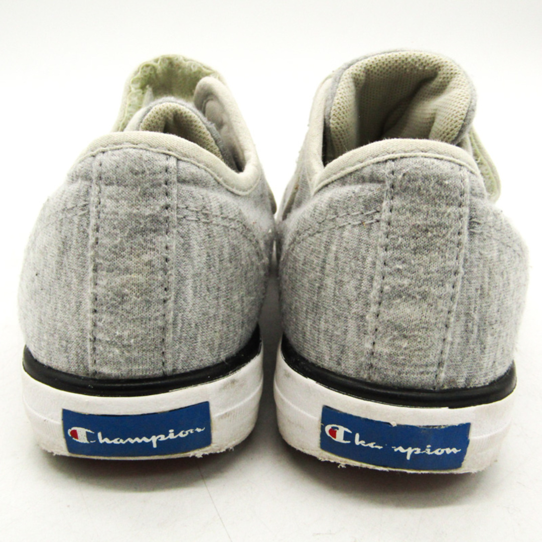 Champion(チャンピオン)のチャンピオン スニーカー スリッポン ローカット 靴 シューズ キッズ 男の子用 18サイズ グレー Champion キッズ/ベビー/マタニティのキッズ靴/シューズ(15cm~)(スニーカー)の商品写真