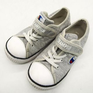 Champion - チャンピオン スニーカー スリッポン ローカット 靴 シューズ キッズ 男の子用 18サイズ グレー Champion