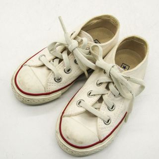 コンバース(CONVERSE)のコンバース スニーカー ローカット オールスター キッズ女の子用 靴 シューズ 白 キッズ 男の子用 15サイズ オフホワイト CONVERSE(スニーカー)