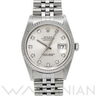 ロレックス(ROLEX)の中古 ロレックス ROLEX 16234G T番(1996年頃製造) シルバー /ダイヤモンド メンズ 腕時計(腕時計(アナログ))