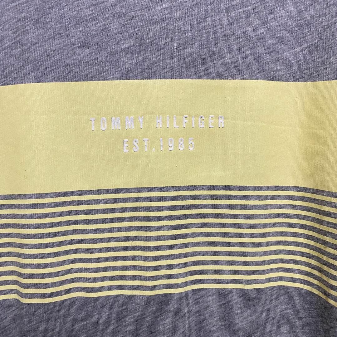 TOMMY HILFIGER(トミーヒルフィガー)のトミーヒルフィガー　半袖Tシャツ　ロゴプリント　バイカラー　SE51 レディースのトップス(Tシャツ(半袖/袖なし))の商品写真