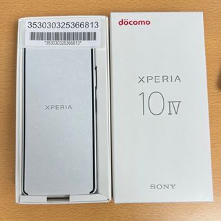 エクスペリア(Xperia)のXperia 10 IV SIMフリー ホワイト(スマートフォン本体)