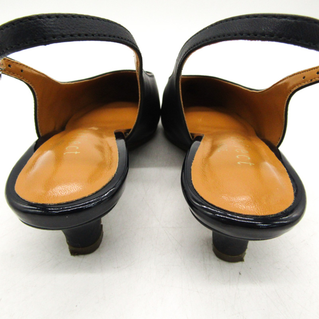 ReFLEcT(リフレクト)のリフレクト パンプス ポインテッドトゥ バックストラップ 靴 シューズ レディース 23.5サイズ ネイビー Reflect レディースの靴/シューズ(ハイヒール/パンプス)の商品写真