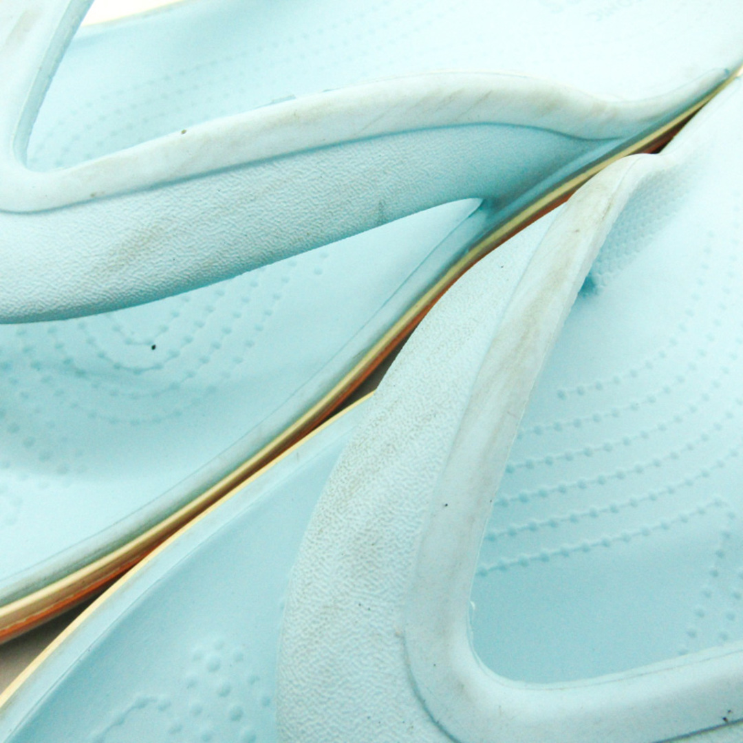 クロックス サンダル ビーチサンダル ビーサン 靴 シューズ レディース M4/M6サイズ ブルー crocs レディースの靴/シューズ(サンダル)の商品写真