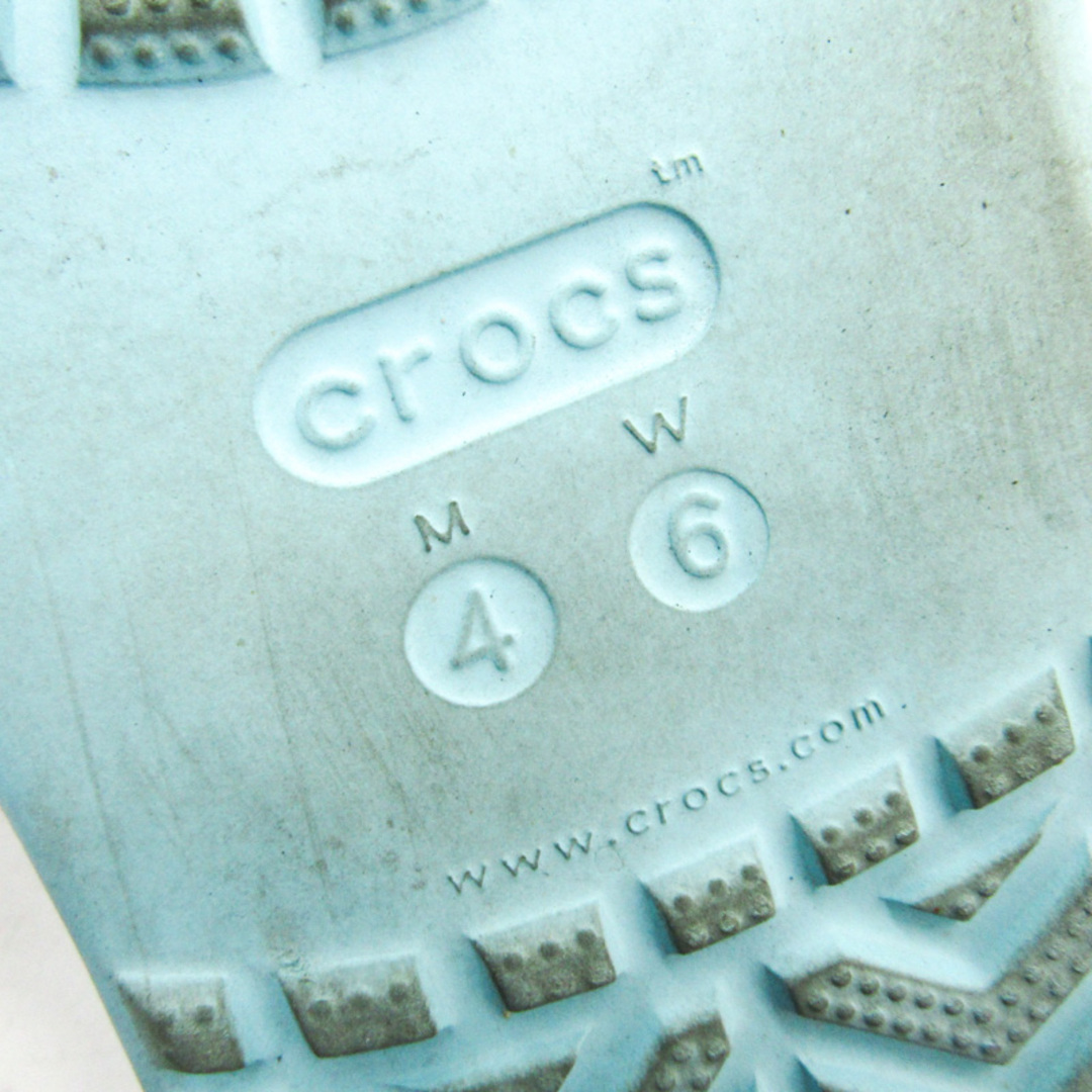 クロックス サンダル ビーチサンダル ビーサン 靴 シューズ レディース M4/M6サイズ ブルー crocs レディースの靴/シューズ(サンダル)の商品写真