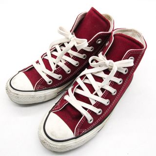 コンバース(CONVERSE)のコンバース スニーカー ハイカット オールスター １CK938 靴 シューズ レディース 23.5サイズ ワインレッド CONVERSE(スニーカー)