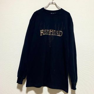 ヴィンテージ(VINTAGE)のアメリカ古着　RED HEAD　薄手トレーナー　ロングスリーブ　ビッグシルエット(スウェット)