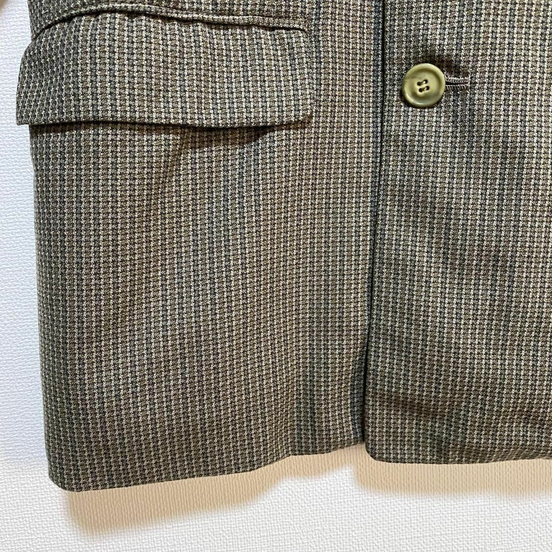 VINTAGE(ヴィンテージ)のテーラードジャケット　ダブルボタン　ダブルブレスト　スーツ　L12 メンズのジャケット/アウター(テーラードジャケット)の商品写真