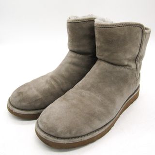 アグ(UGG)のアグ ムートンブーツ ショートブーツ ブランド 靴 シューズ レディース 24サイズ グレー UGG(ブーツ)