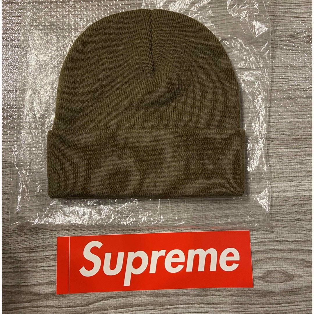 Supreme(シュプリーム)のSupreme Crown Logo Beanie Olive 新品未使用 メンズの帽子(ニット帽/ビーニー)の商品写真