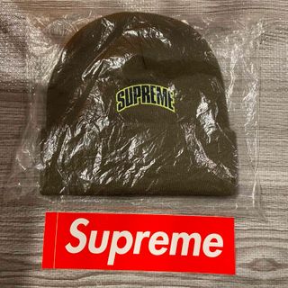 シュプリーム(Supreme)のSupreme Crown Logo Beanie Olive 新品未使用(ニット帽/ビーニー)