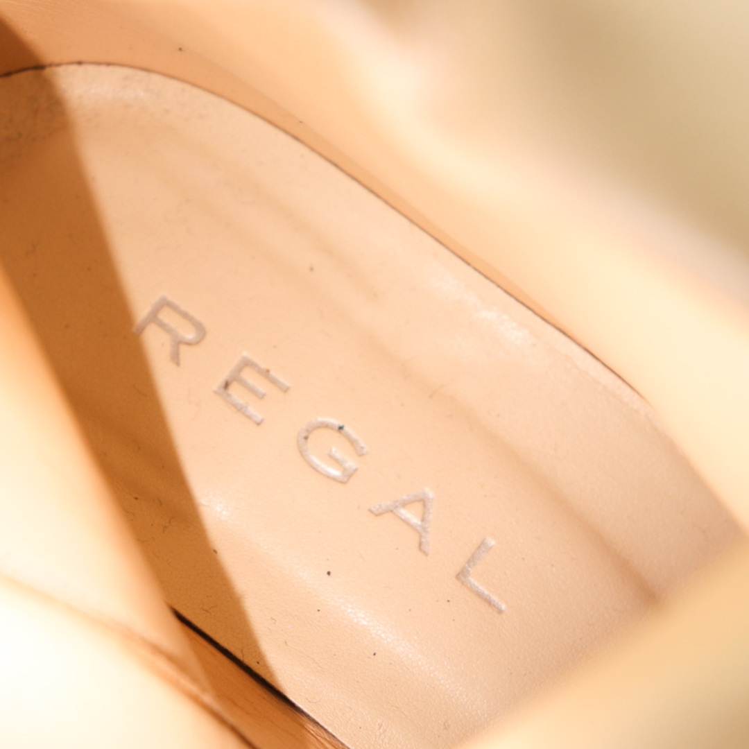 REGAL(リーガル)のリーガル ブーツ スクエアトゥ ブランド 靴 シューズ 日本製 レディース 23.5サイズ ブラウン REGAL レディースの靴/シューズ(ブーツ)の商品写真