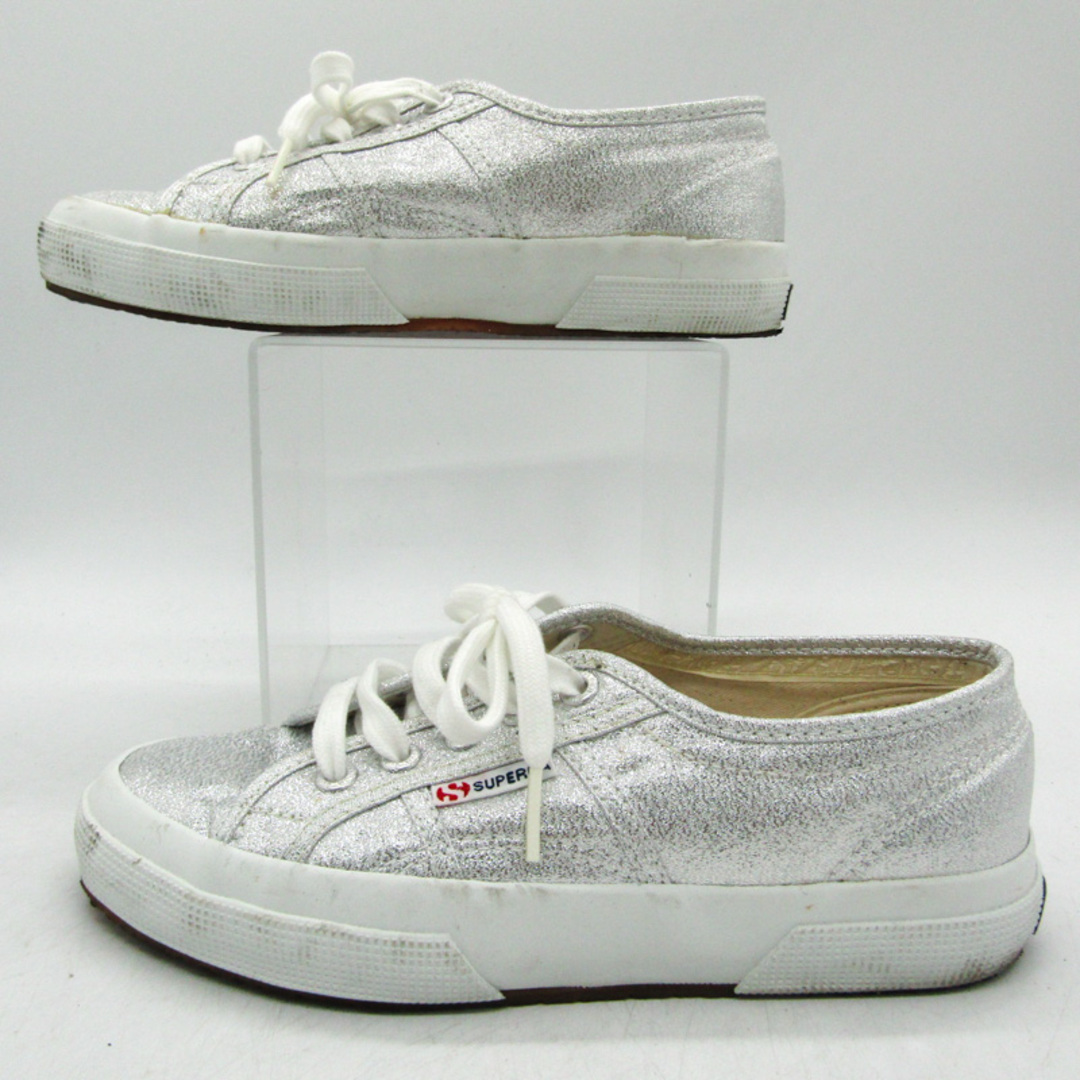 SUPERGA(スペルガ)のスペルガ スニーカー ローカット 2750ラメ 16079 ブランド 靴 シューズ  レディース 37サイズ シルバー SUPERGA レディースの靴/シューズ(スニーカー)の商品写真