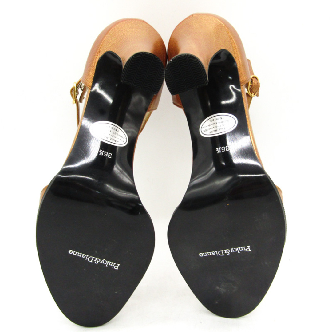 Pinky&Dianne(ピンキーアンドダイアン)のピンキーアンドダイアン サンダル 未使用 ハイヒール ブランド 靴 シューズ レディース 35.5サイズ ゴールド Pinky&Dianne レディースの靴/シューズ(サンダル)の商品写真