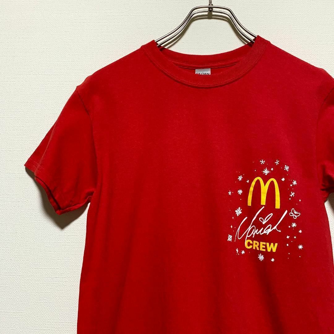 GILDAN(ギルタン)のアメリカ古着　マクドナルド　クルーTシャツ　半袖Tシャツ　企業物　J170 メンズのトップス(Tシャツ/カットソー(半袖/袖なし))の商品写真