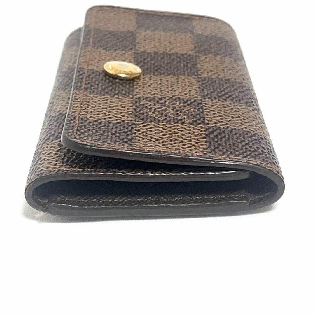 LOUIS VUITTON(ルイヴィトン)のLOUIS VUITTON ルイヴィトン ダミエ キーケース 4連 美品 メンズのファッション小物(キーケース)の商品写真