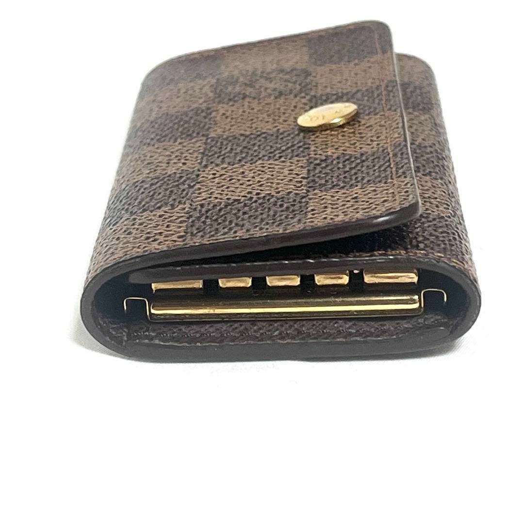 LOUIS VUITTON(ルイヴィトン)のLOUIS VUITTON ルイヴィトン ダミエ キーケース 4連 美品 メンズのファッション小物(キーケース)の商品写真