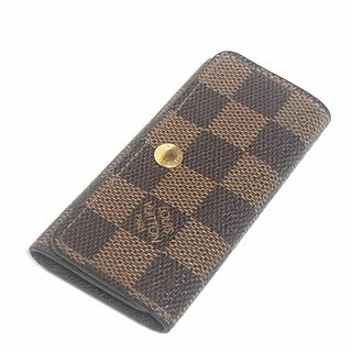 ルイヴィトン(LOUIS VUITTON)のLOUIS VUITTON ルイヴィトン ダミエ キーケース 4連 美品(キーケース)