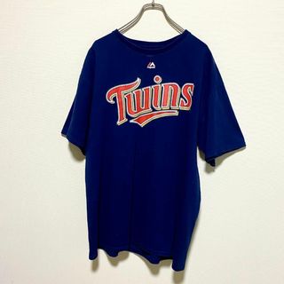 マジェスティック(Majestic)のアメリカ古着　MLB ミネソタ・ツインズ ブライアン・ドージャー 半袖　Tシャツ(Tシャツ/カットソー(半袖/袖なし))