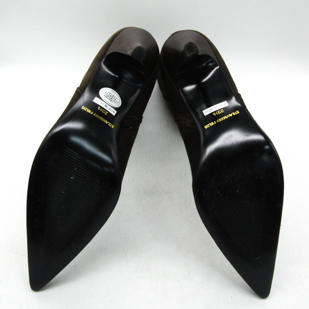STRAWBERRY-FIELDS(ストロベリーフィールズ)のストロベリーフィールズ ロングブーツ ブランド 靴 シューズ 日本製 レディース 23.5サイズ ブラウン STRAWBERRYFIELDS レディースの靴/シューズ(ブーツ)の商品写真