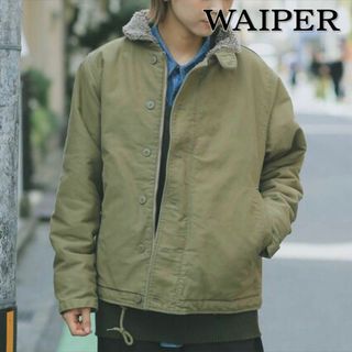 【送料無料】WAIPER U.S.NAVY N-1 デッキジャケットsize46(ミリタリージャケット)