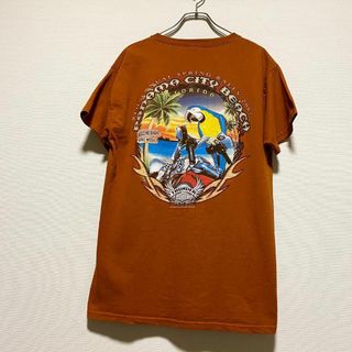 アメリカ古着　00s　半袖Tシャツ　モーターサイクル　バイク　J232(Tシャツ/カットソー(半袖/袖なし))