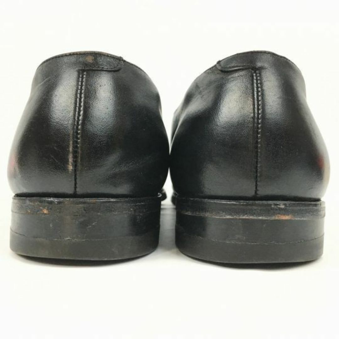 1973年製? Vintage/ビンテージモデル　FLORSHEIM/フローシャイム　コインローファー/ビジネスシューズ〈黒/BLACK/ブラック〉　サイズ11E/28.5-29.0程度　管NO.ZE-179 #BUZZBERG メンズの靴/シューズ(スリッポン/モカシン)の商品写真