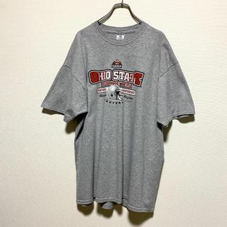 ジャージーズ(JERZEES)のアメリカ古着　00s ヴィンテージ　オハイオ大学　カレッジ　半袖　Tシャツ(Tシャツ/カットソー(半袖/袖なし))