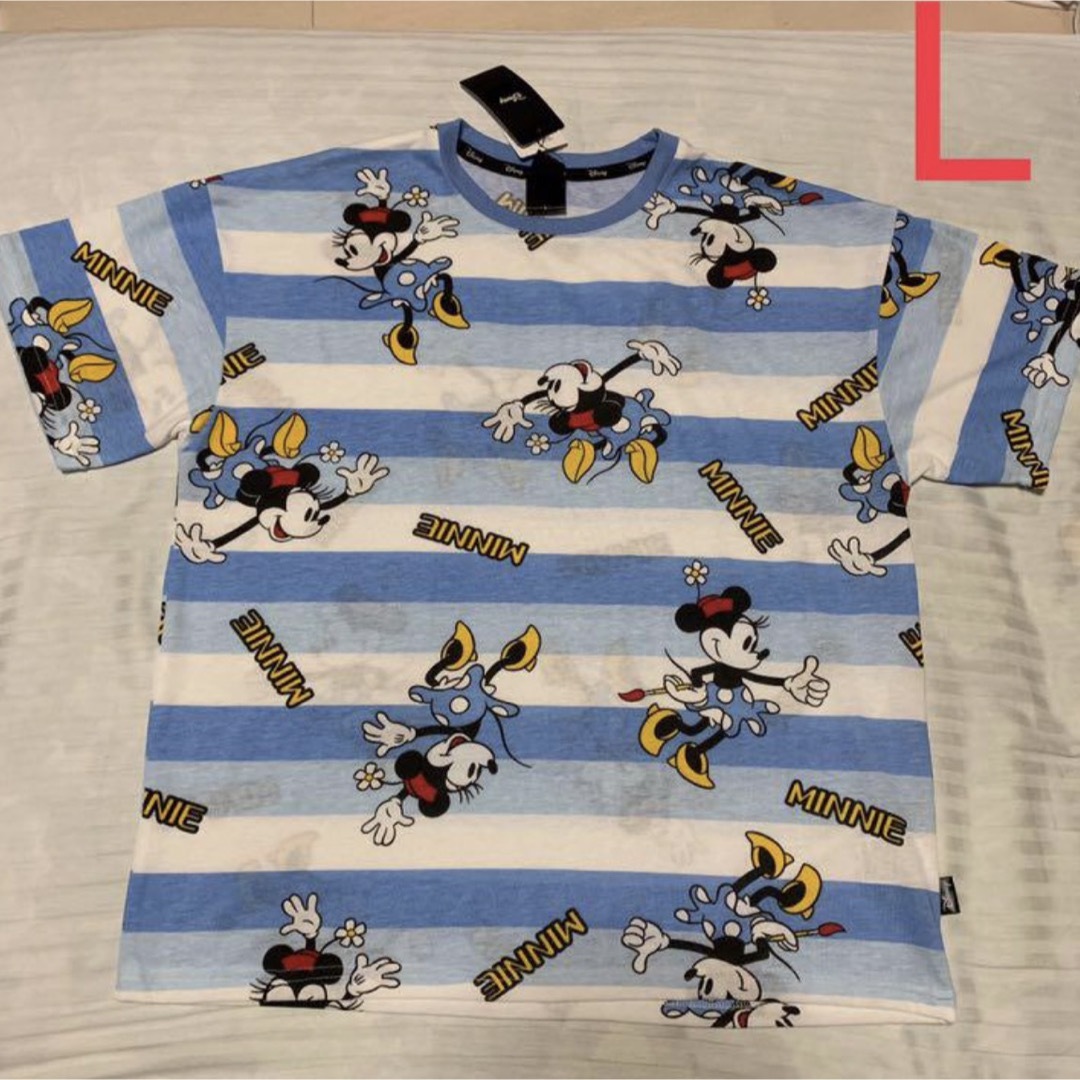 Disney(ディズニー)の新品 Disney MINNIE Tシャツ L レディースのトップス(Tシャツ(半袖/袖なし))の商品写真