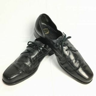 Vintage/ビンテージ　florsheim　フローシャイム　Uチップ　ビジネスシューズ〈黒/BLACK/ブラック〉　サイズ11B　27.5-28.5　管NO.ZD-86 #BUZZBERG(ドレス/ビジネス)