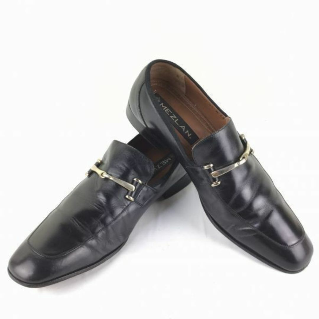 MEZLAN　メスラン　ビットモカシン　スリッポン　ビジネスシューズ〈黒/BLACK/ブラック〉size8.5M　26.5-27.0/メンズ/loafer shoes〕菅NO.メZD-20 #BUZZBERG メンズの靴/シューズ(スリッポン/モカシン)の商品写真