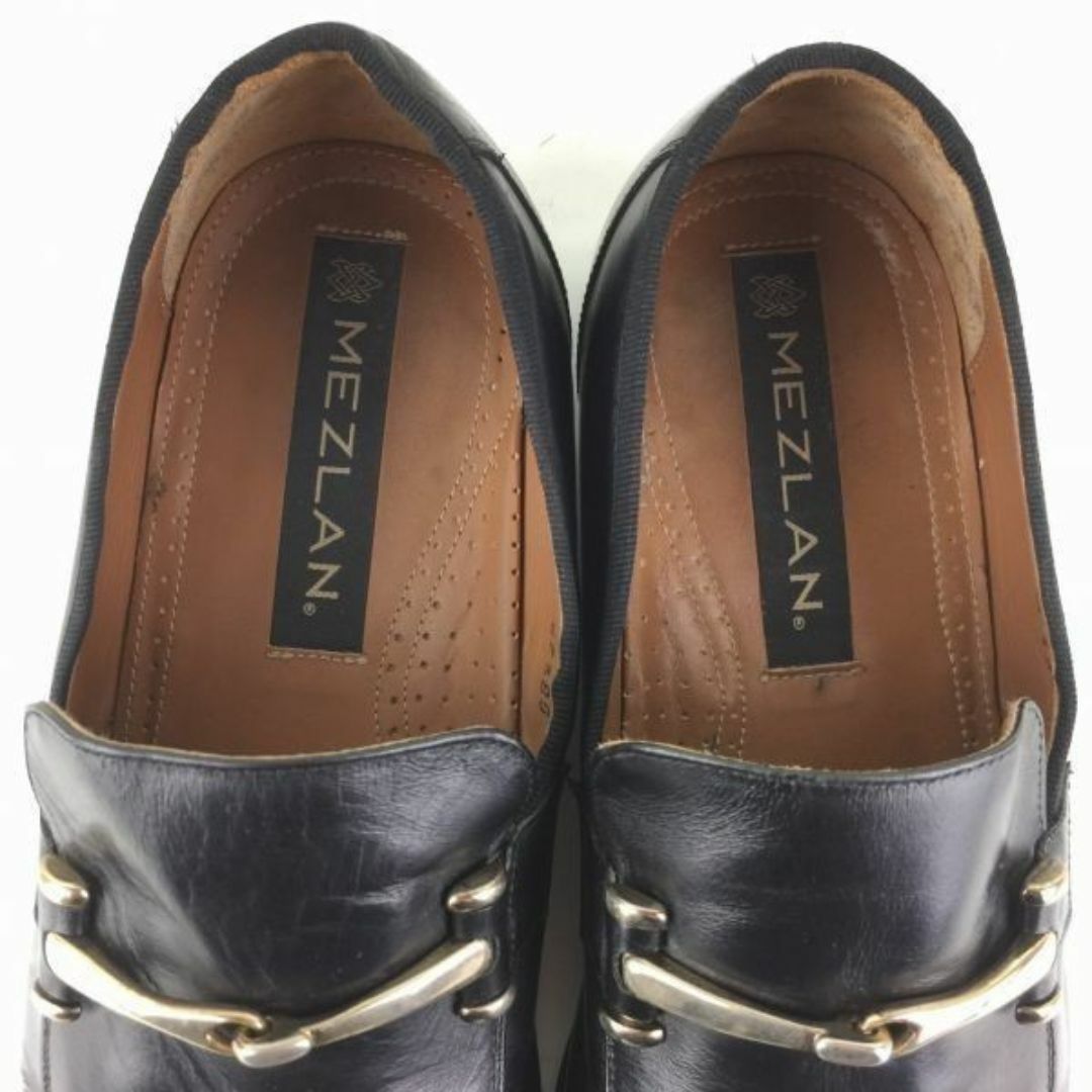 MEZLAN　メスラン　ビットモカシン　スリッポン　ビジネスシューズ〈黒/BLACK/ブラック〉size8.5M　26.5-27.0/メンズ/loafer shoes〕菅NO.メZD-20 #BUZZBERG メンズの靴/シューズ(スリッポン/モカシン)の商品写真