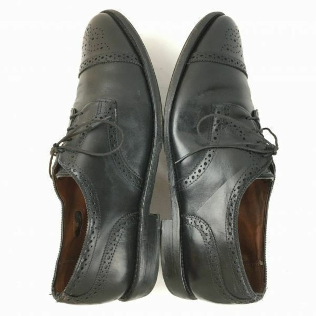 Allen Edmonds(アレンエドモンズ)の試着交換OK！アレンエドモンズ　AllenEdomonds ビンテージ/Vintage Sanford　キャップトゥ　ビジネスシューズ〈黒/BLACK/ブラック〉size9.5E　27.0-27.5/メンズ/菅NO.WZG-75 #BUZZBERG メンズの靴/シューズ(ドレス/ビジネス)の商品写真