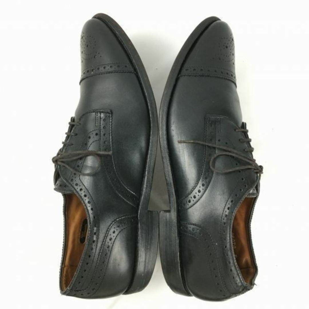 Allen Edmonds(アレンエドモンズ)の試着交換OK！ビンテージ/Vintage 　アレンエドモンズ　Allen Edomonds　Sanford　キャップトゥ　ビジネスシューズ〈黒/BLACK/ブラック〉size10B/メンズ/菅NO.WZG-82 #BUZZBERG メンズの靴/シューズ(ドレス/ビジネス)の商品写真