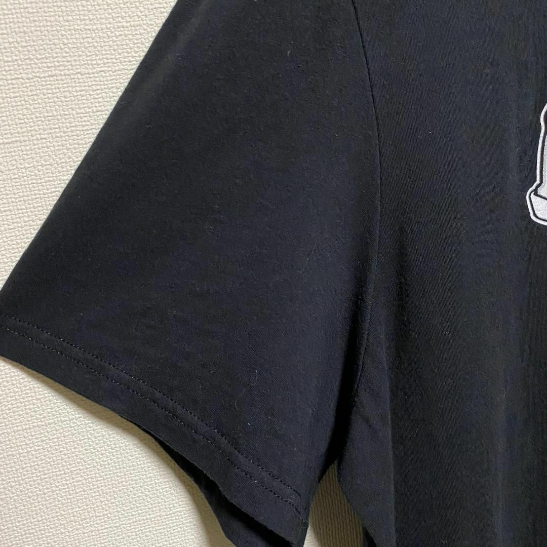 adidas(アディダス)のアメリカ古着　アディダス　半袖　Ｔシャツ　カレッジ　プリント　アメフト　Q148 メンズのトップス(Tシャツ/カットソー(半袖/袖なし))の商品写真