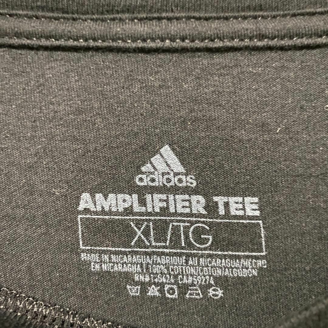 adidas(アディダス)のアメリカ古着　アディダス　半袖　Ｔシャツ　カレッジ　プリント　アメフト　Q148 メンズのトップス(Tシャツ/カットソー(半袖/袖なし))の商品写真